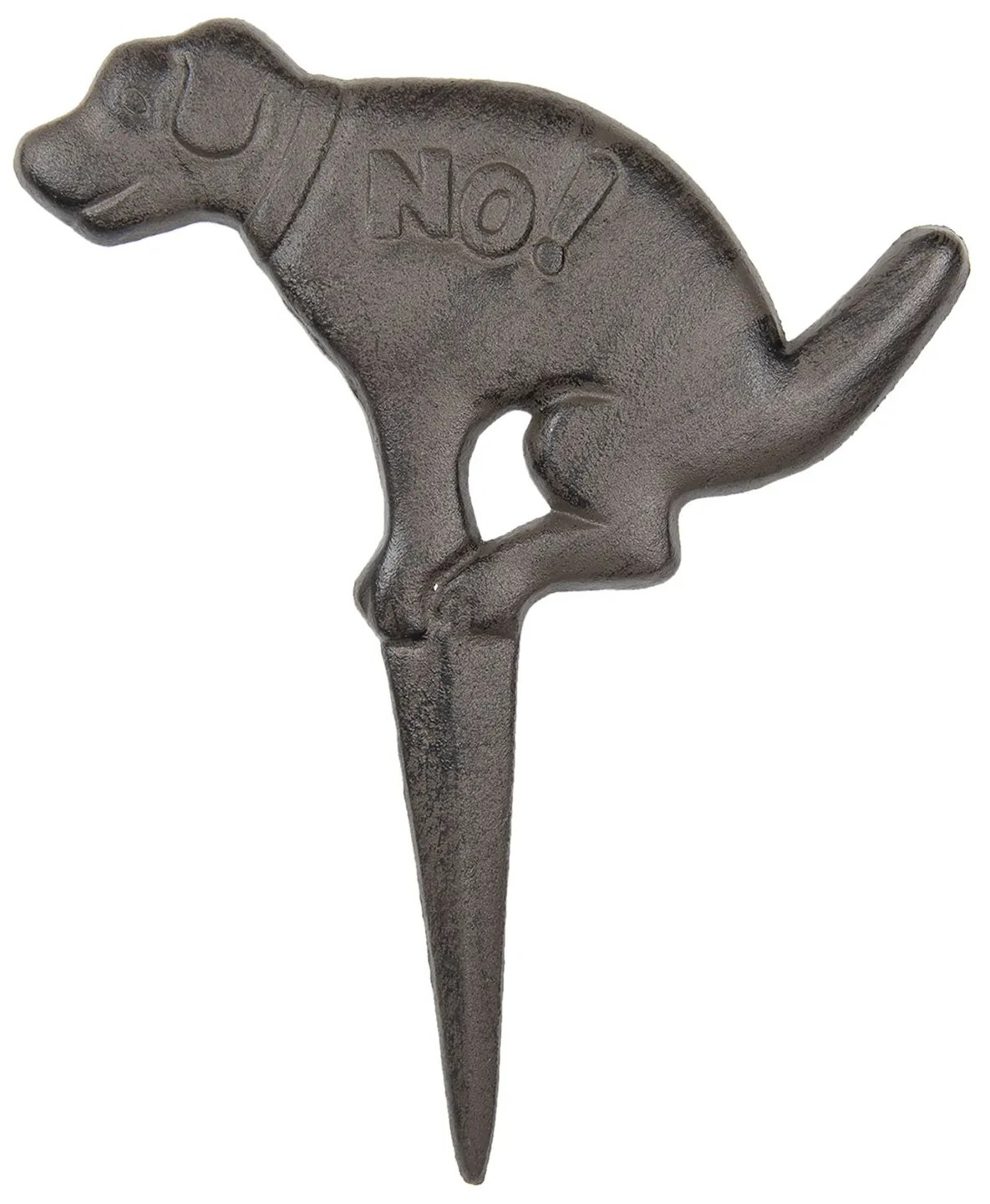 Záhradný hnedý liatinový zápich Pes No - 29*36 cm Záhradný hnedý liatinový zápich Pes No - 29*36 cm