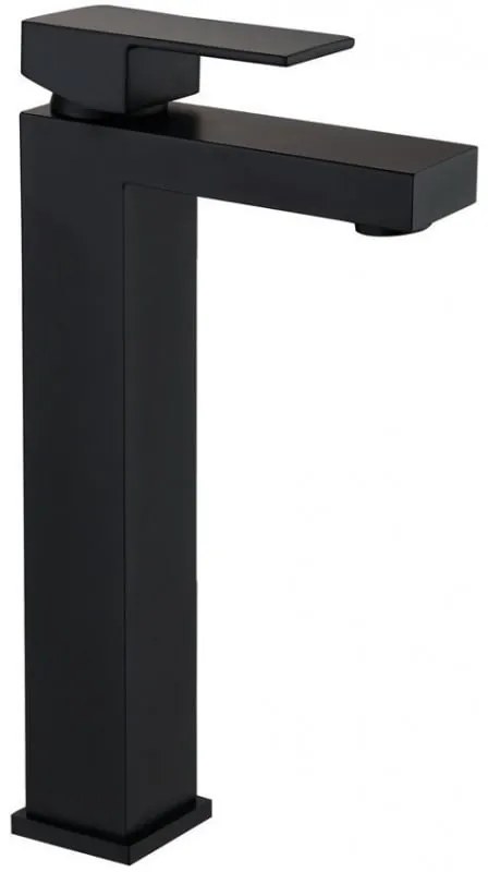 Mexen CUBE - Vysoká umývadlová batéria, čierna, 72910-70