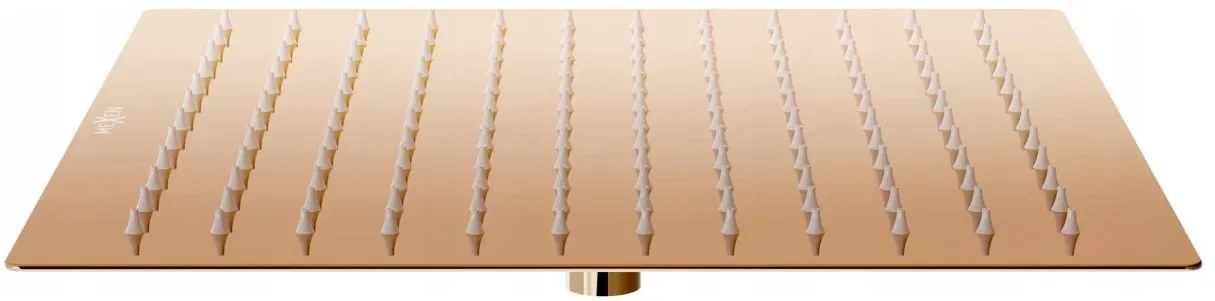 Mexen CUBE, podomietkové rameno 40cm + sprchová hlavica 30x30cm, ružovo-zlatá, 79112-60+79130-60