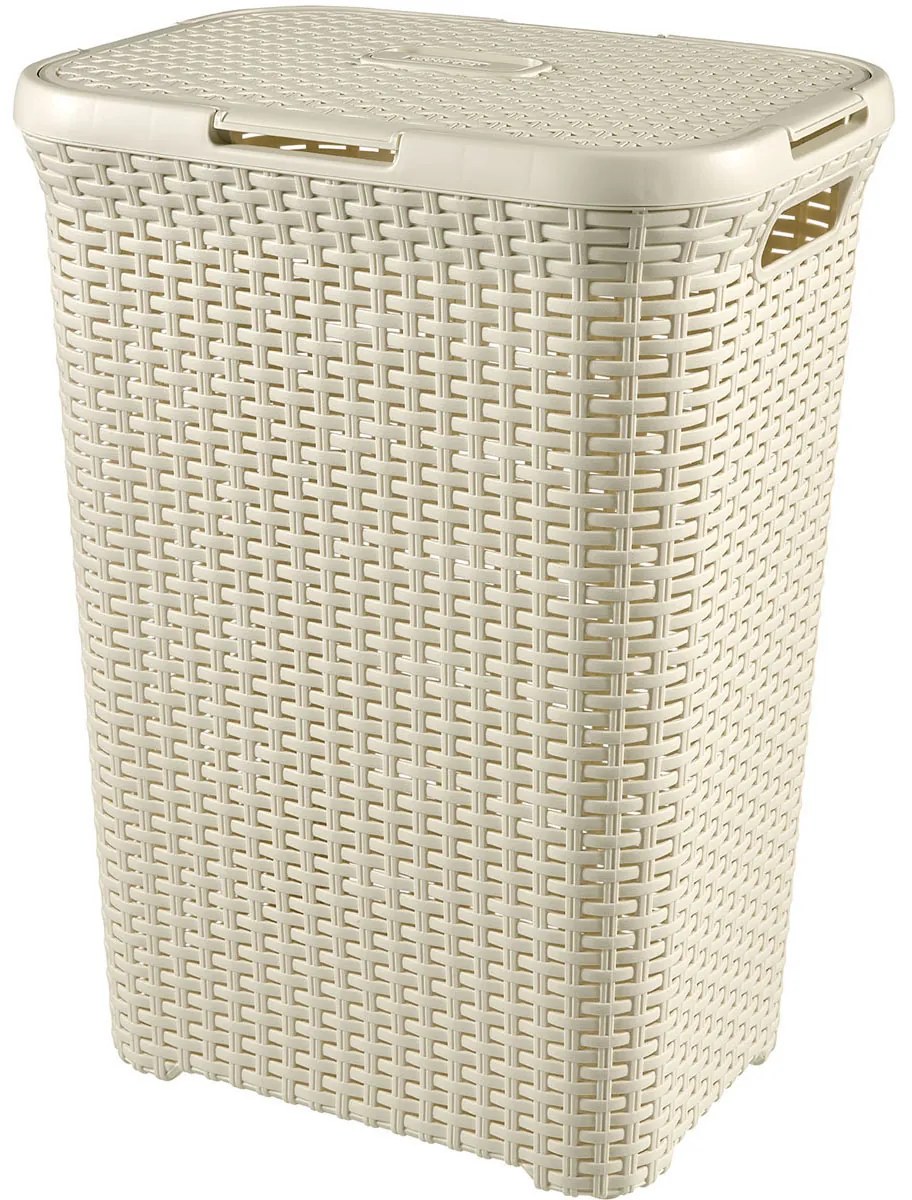 Curver Kôš na špinavú bielizeň STYLE 60l krémovo biela