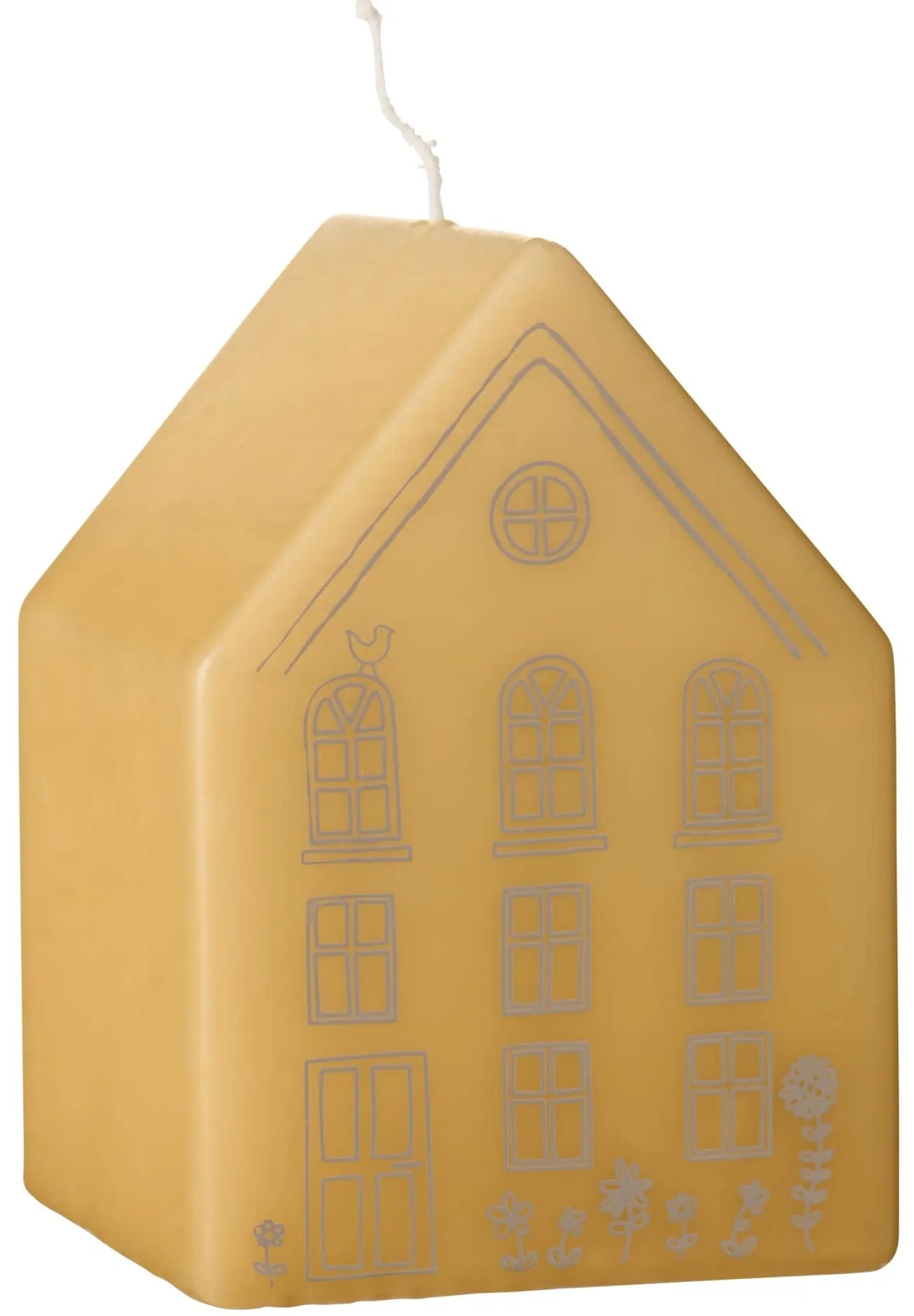 Ib Laursen Dekoratívna sviečka House 10 cm