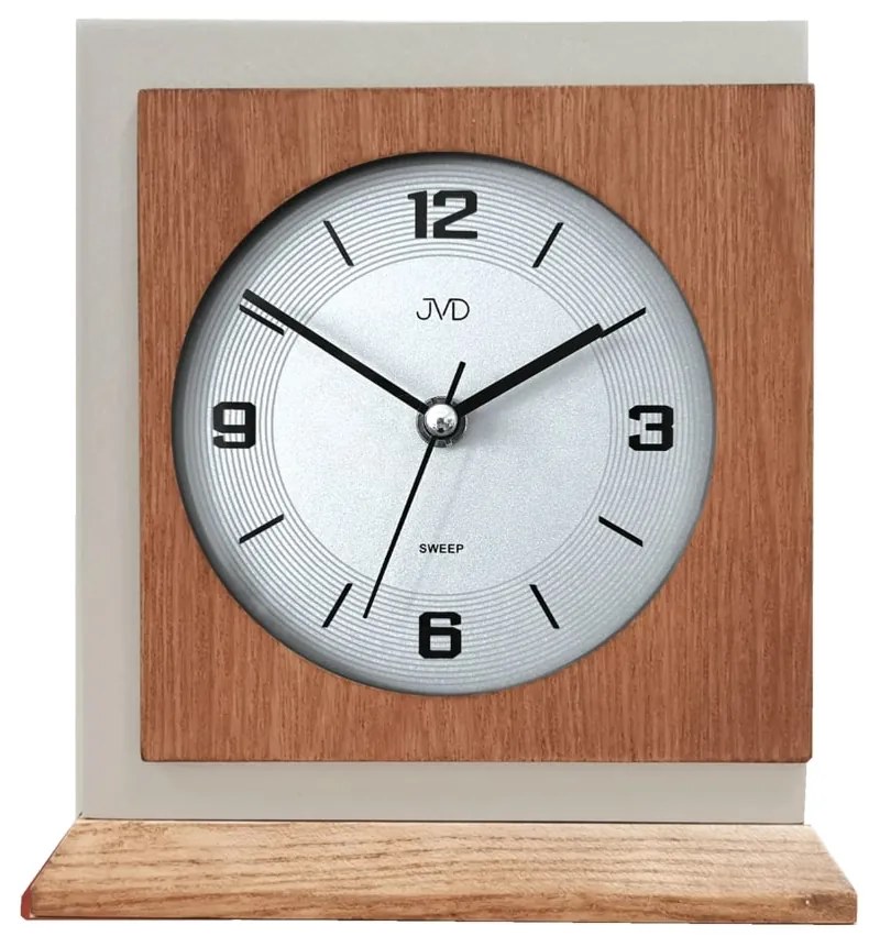 Drevené stolové hodiny JVD HS24013/78, 21cm Drevené stolové hodiny JVD HS24013/78, 21cm