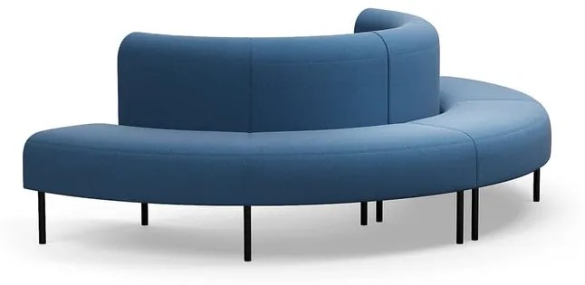 Pohovka VARIETY, vonkajší poloblúk, látka Pod CS, modrá