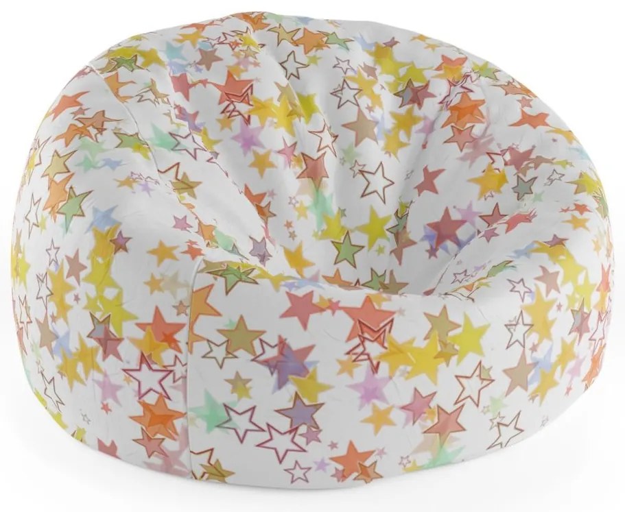 Sedací vak Cocoon hviezdičky - detský, farebná
