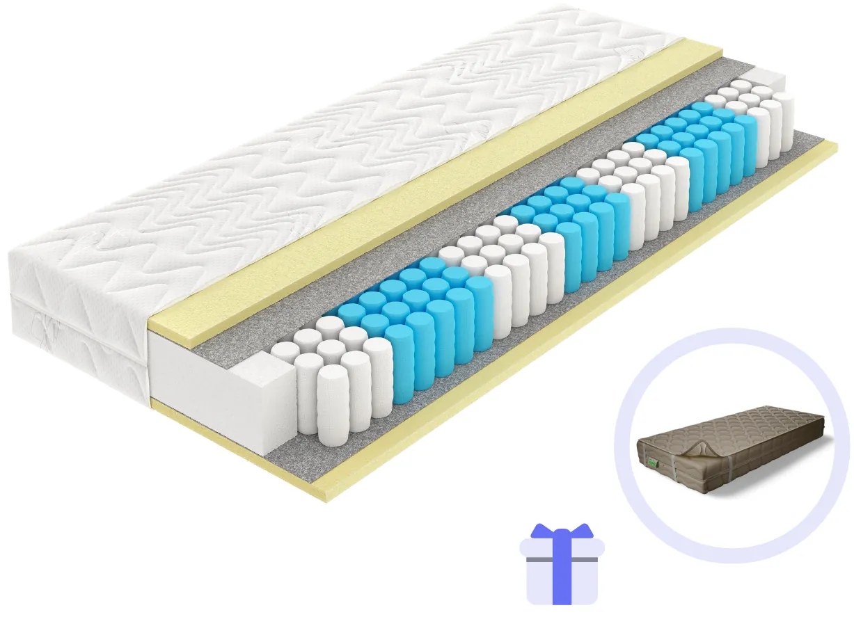 VEGAS Obľúbený taštičkový matrac OPTIMA PURE Rozmer: 200x80