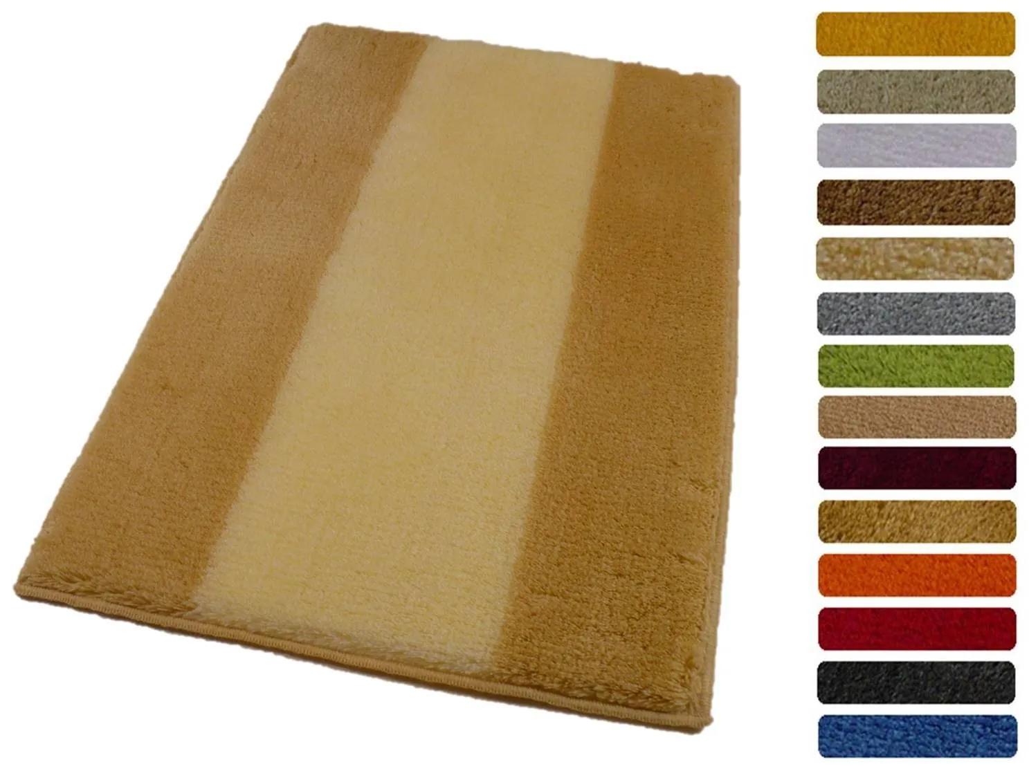 ROUTNER Kúpeľňová predložka ATHENA Béžová 10301 - Béžová / 50 x 80 cm 10301