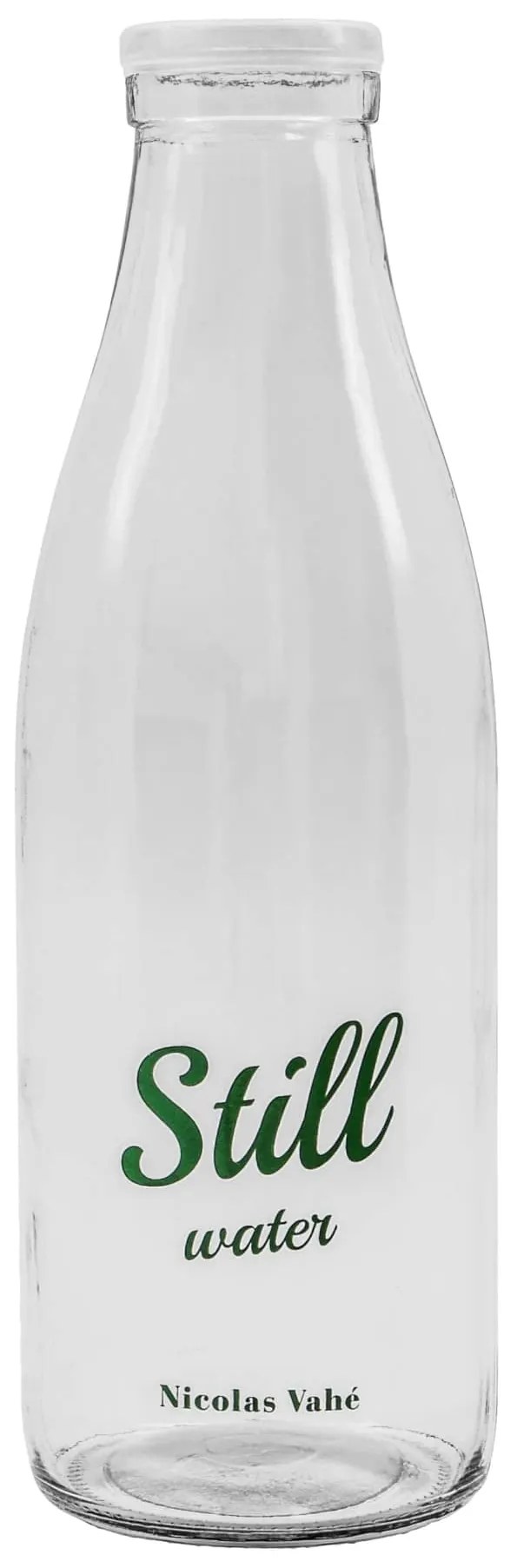 Nicolas Vahé Sklenená fľaša na vodu s nápismi Still / Sparkling 1 l Still