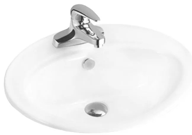 Mexen SELMA UMÝVADLO, 56x46 CM, BIELA, 25085600