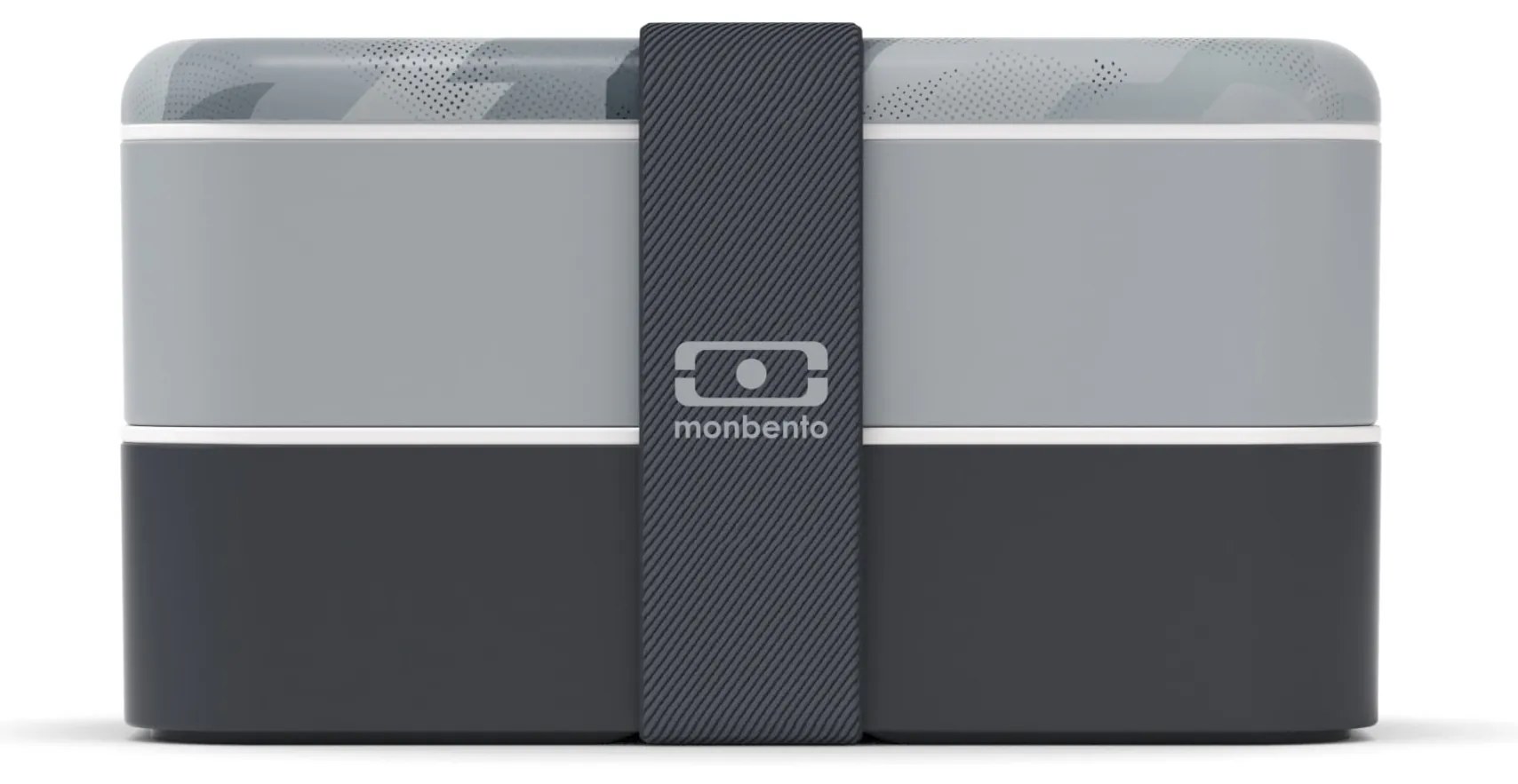 monbento Desiatový box Monbento Original Graphic Grey 1 l