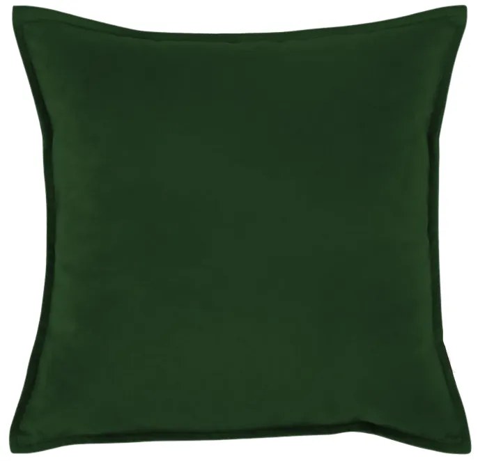 INTERMEDIC SK Dekoratívny vankúš Plyš 45x45 cm - tm. zelený