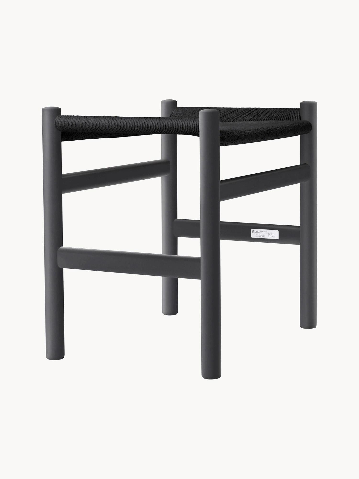 Taburetka's ručne tkaným sedadlom CH53