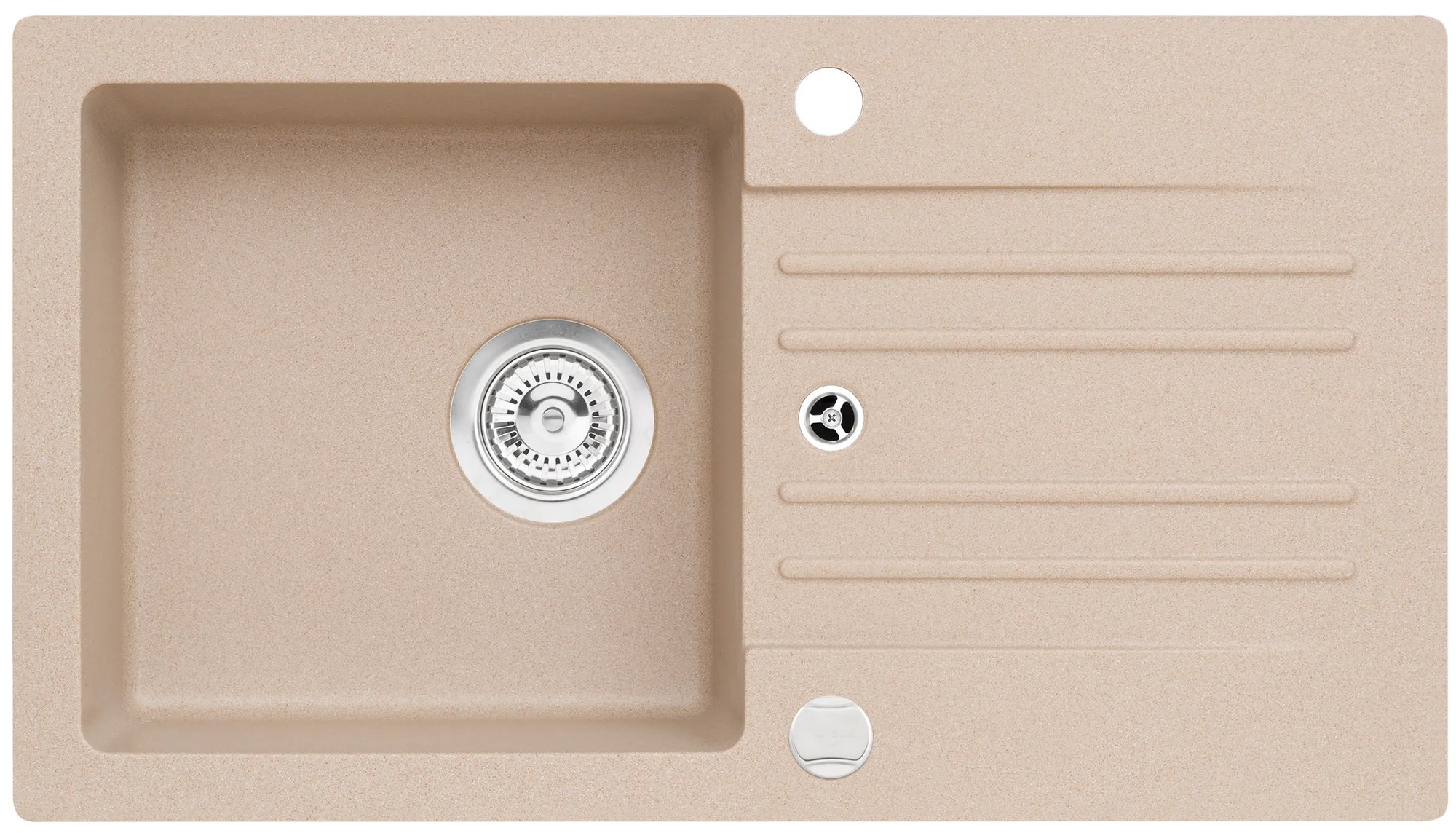 ALVEUS CZ CORTINA 140 - 55 béžová(750x420mm) sifon jednoduchý + záslepka