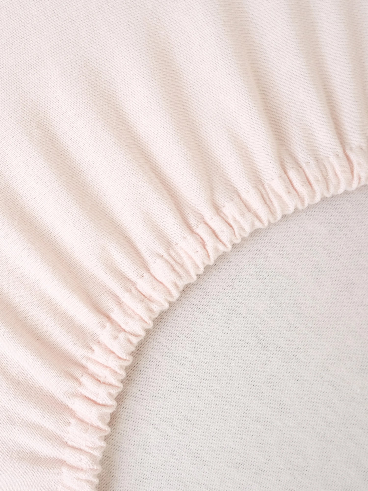 Jersey plachta do postieľky Classic 60 x 120 cm – púdrová