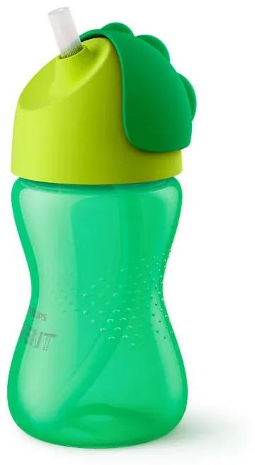 AVENT Hrnček so slamkou 300ml - zelený