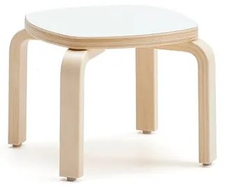 Detská stolička VIDE, laminát - biela, výška 260 mm