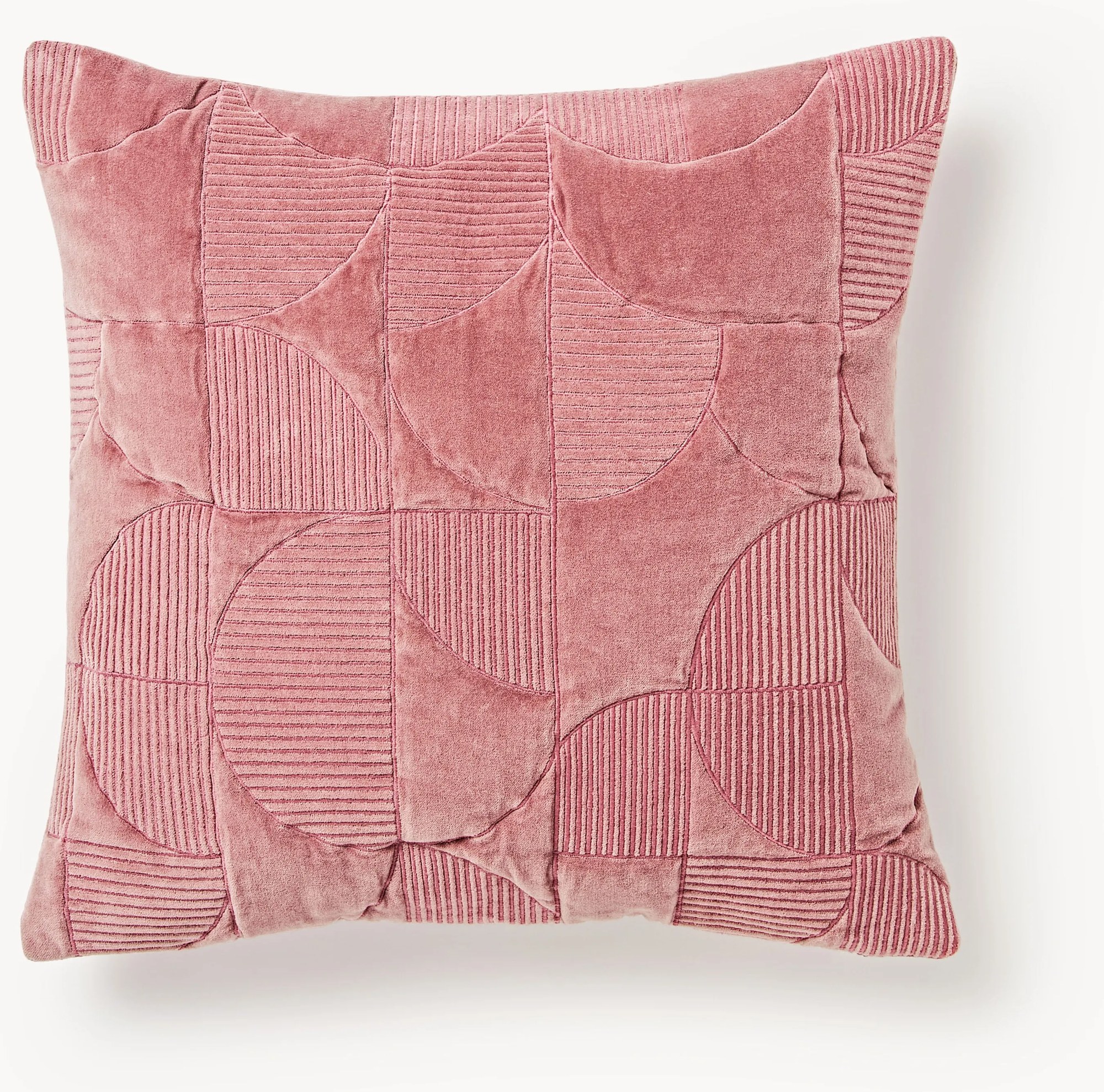 Vyšívaný poťah na vankúš s geometrickým vzorom Verina