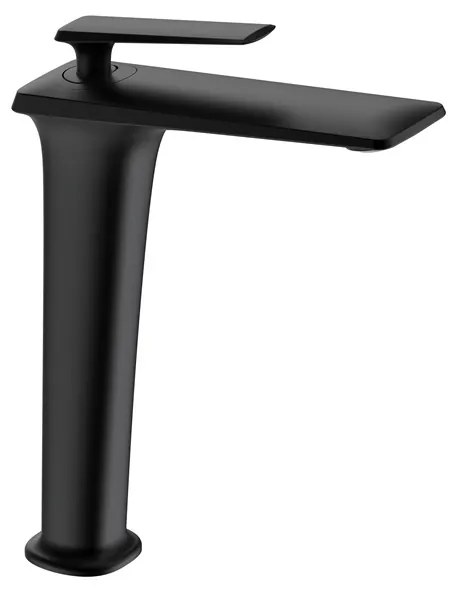 Mexen Purus, vysoká umývadlová batéria h-290, čierna matná, 745810-70