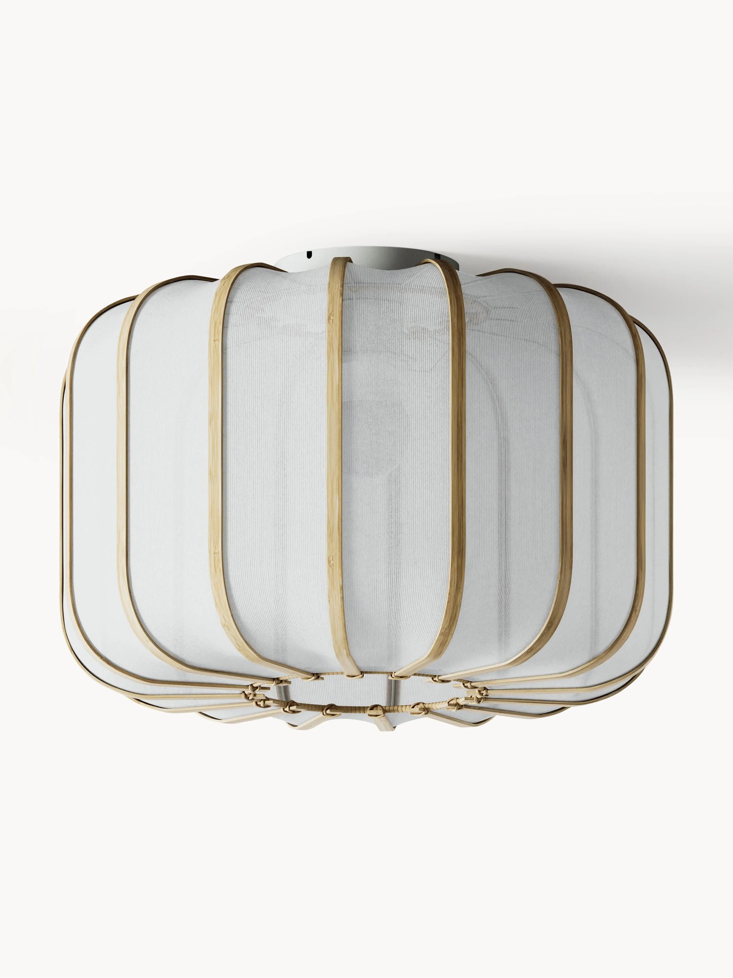 Stropná lampa z bambusu Salma