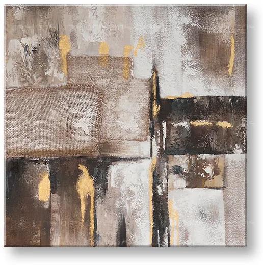 Maľovaný obraz na stenu ABSTRAKT 70x70 cm