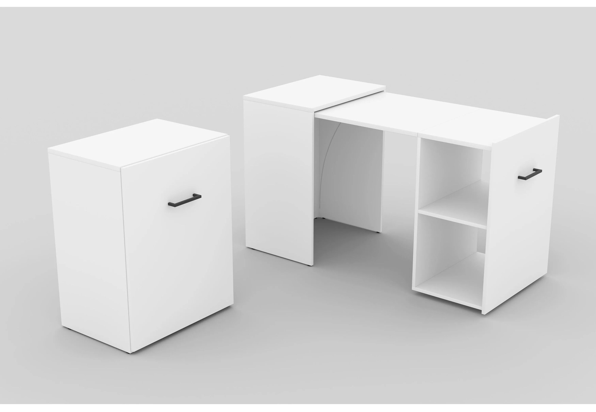 PC stolík Smartie (biela). Akcia -20%. Vlastná spoľahlivá doprava až k Vám domov. 1108246