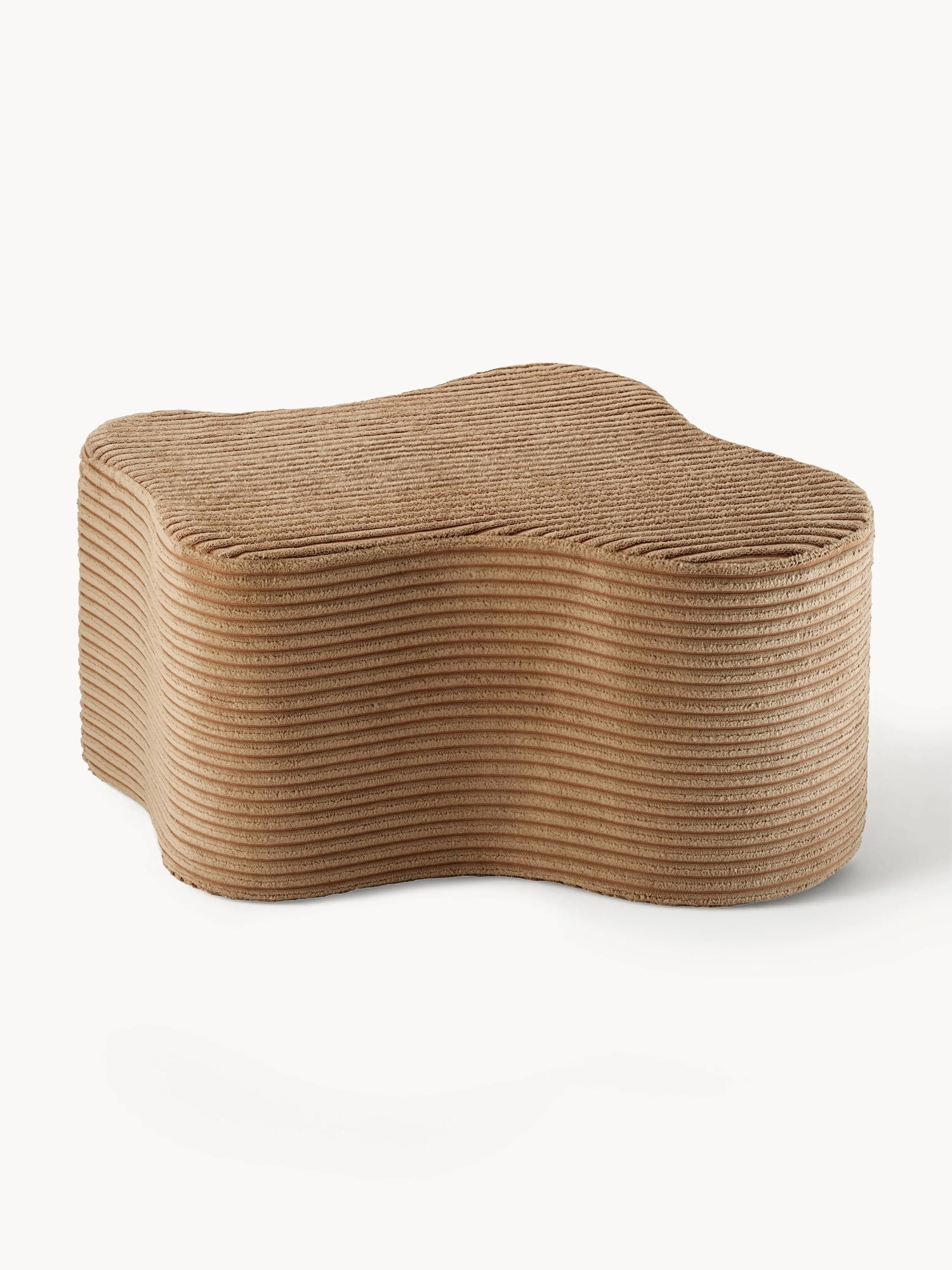 Ručne vyrobená detská menčestrová taburetka Cloud