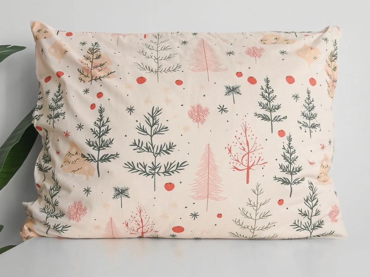 XPOSE® Bavlnená obliečka na vankúš ŠKANDINÁVSKE VIANOCE 70x90 cm