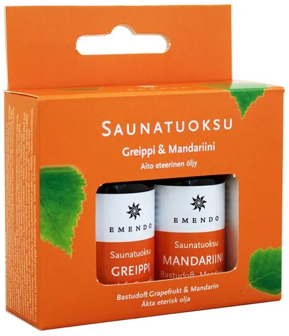 Set vôní do sauny Emendo 2x10ml / Grapefruit, Mandarinka