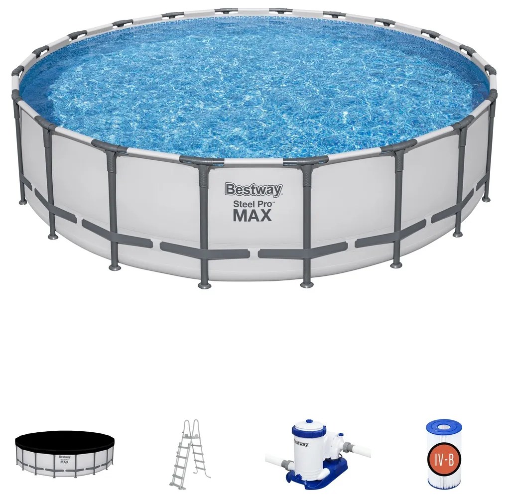 RAMIZ Záhradný bazén 20FT 610x132 cm SteelPRO BESTWAY 561FM