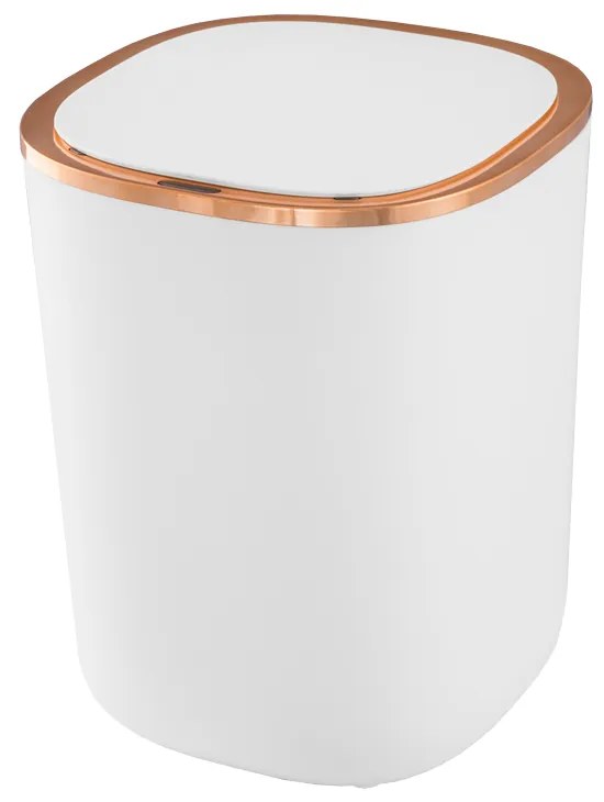 Gamma Gamma, automatický odpadkový kôš 12L, biela-ružové zlato, GMA-KA-WH