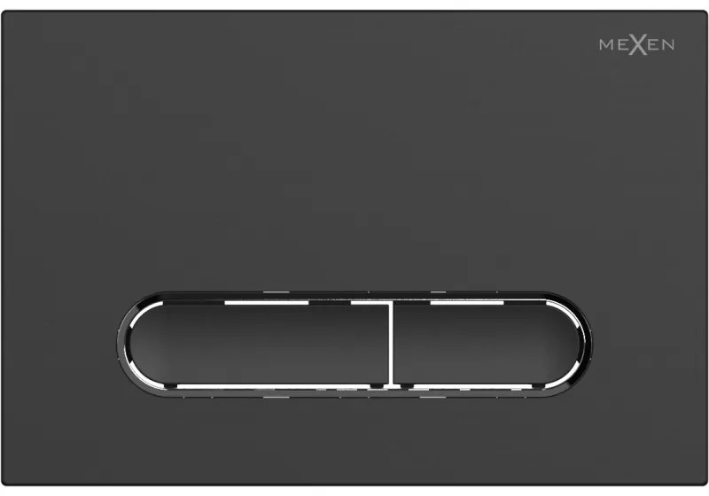 Mexen FENIX 11 - splachovacie tlačidlo pre Mexen Fenix, čierna matná, 601103