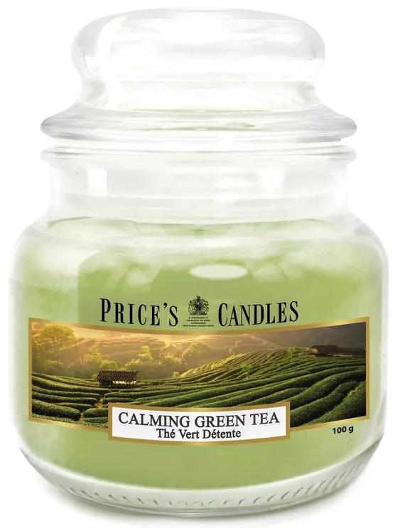 PRICE´S MINI sviečka ve skle Calming Green Tea - horenie 30h