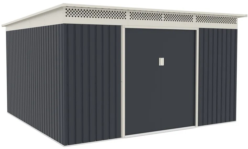 Záhradný domček G21 GRAH 1132 - 340 x 333 cm, antracitový 6390097