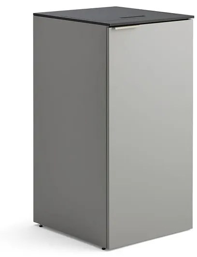 Odpadkový kôš na triedenie odpadu CELSIUS, šedý, 3x21L box + 3x10L box