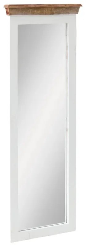 furniture-nabytek.cz - Masívne zrkadlo Perth z recyklovaného dreva, lakované, biele / farebné – 50×4×140 cm