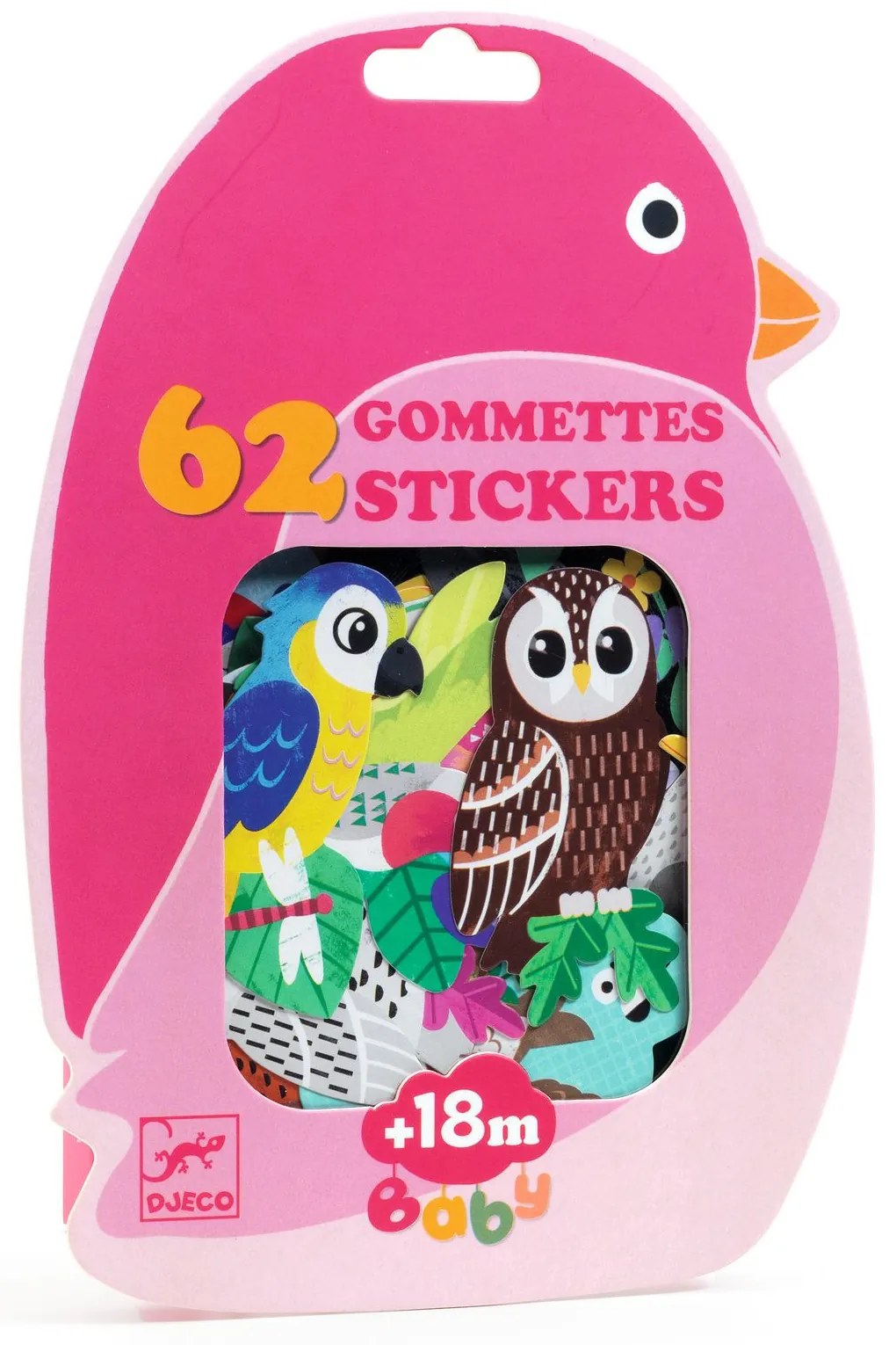 Moje prvé samolepky - vtáky