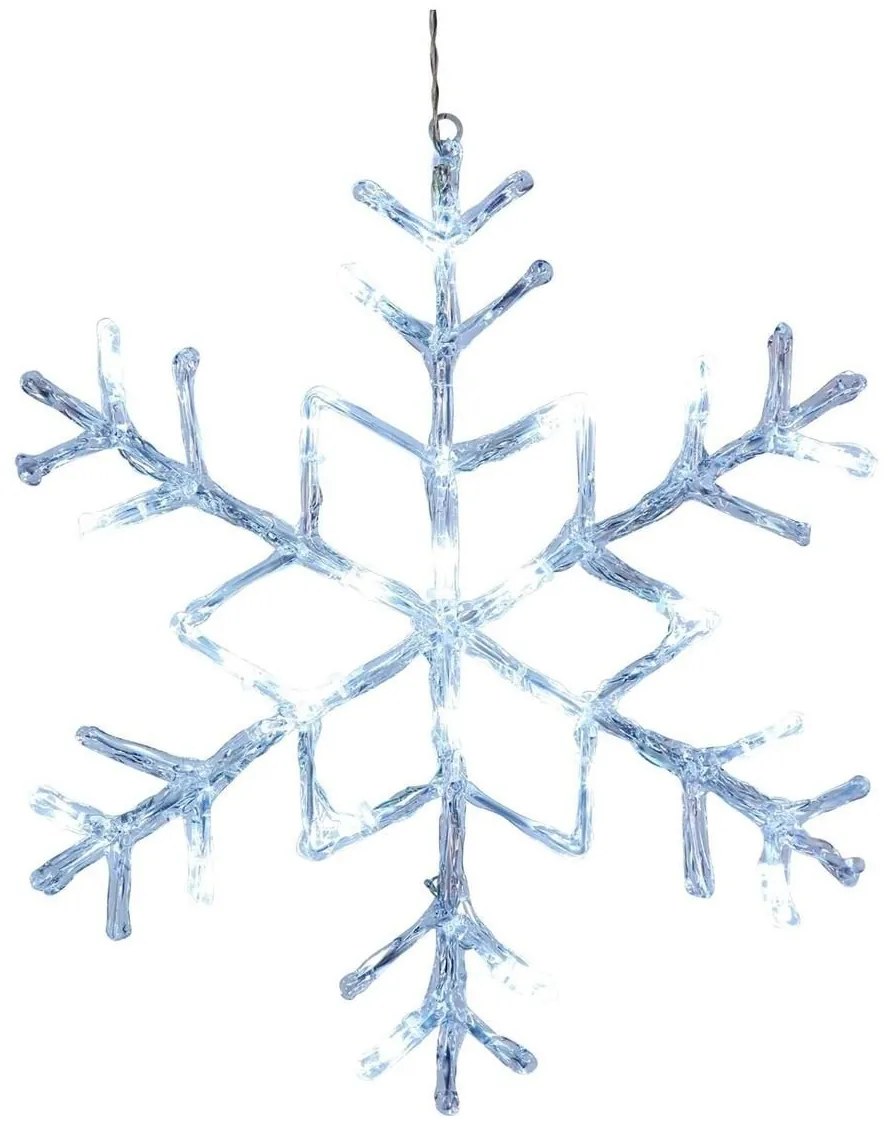 Eglo LED svetelná dekorácia Snehová vločka, napájanie: studená biela, výška: 40 cm