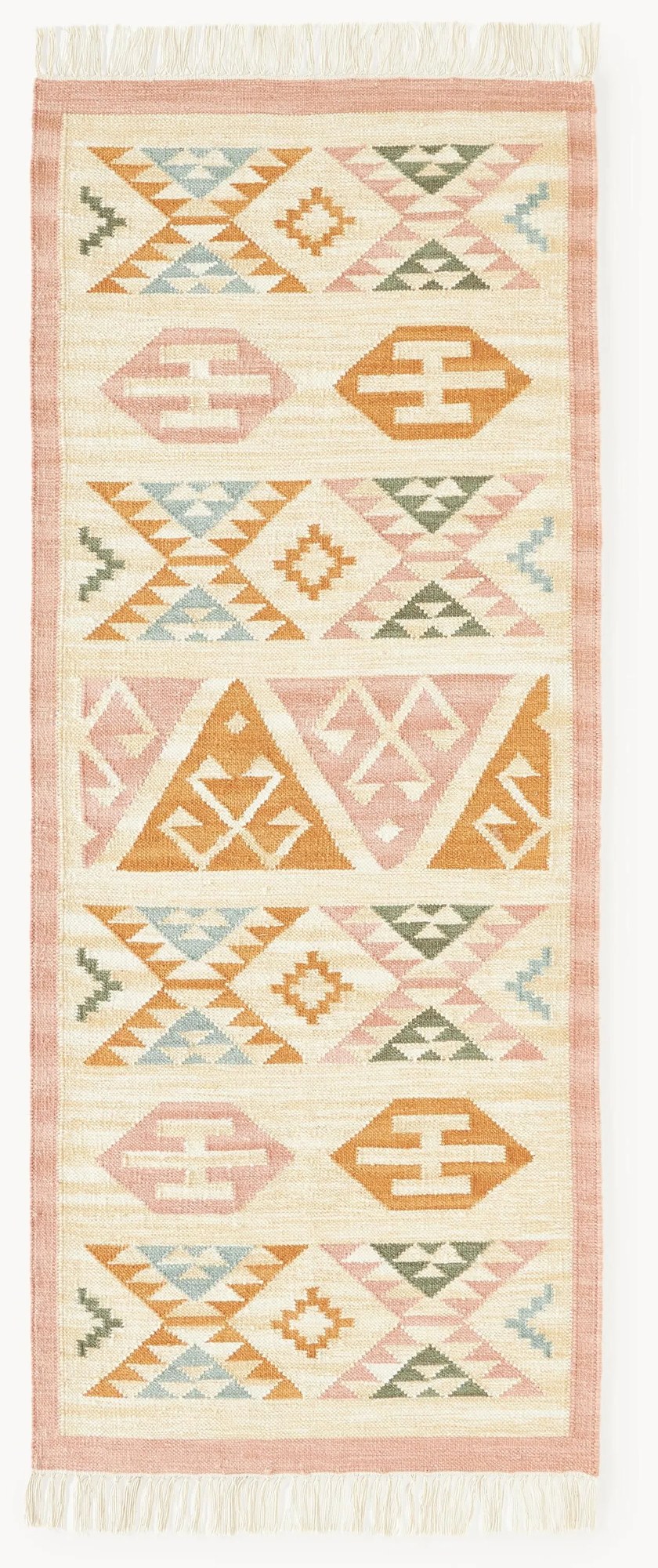 Ručne tkaný vlnený behúň Anisa