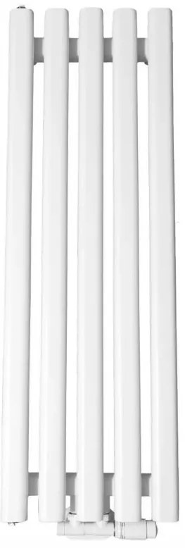 Regnis Lazur LA, vykurovacie teleso 330x1200mm so stredovým pripojením 50mm, 517W, biela matná, LAZURLA/1200/330/D5/WHITE