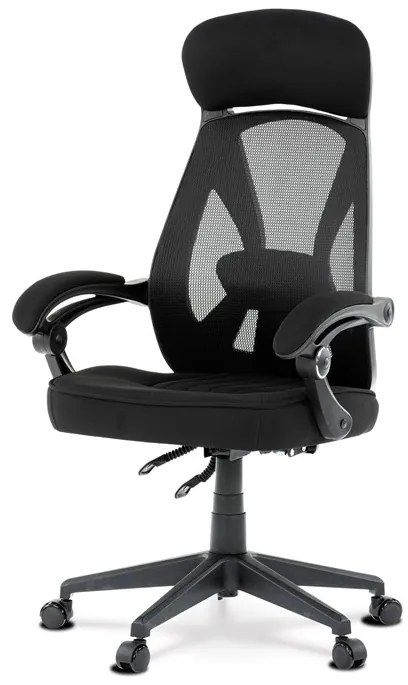 BONTEC Kancelárska stolička, hojdací mechanizmus, čierna sieťovina, KA-Y309 BK Farba: Čierna