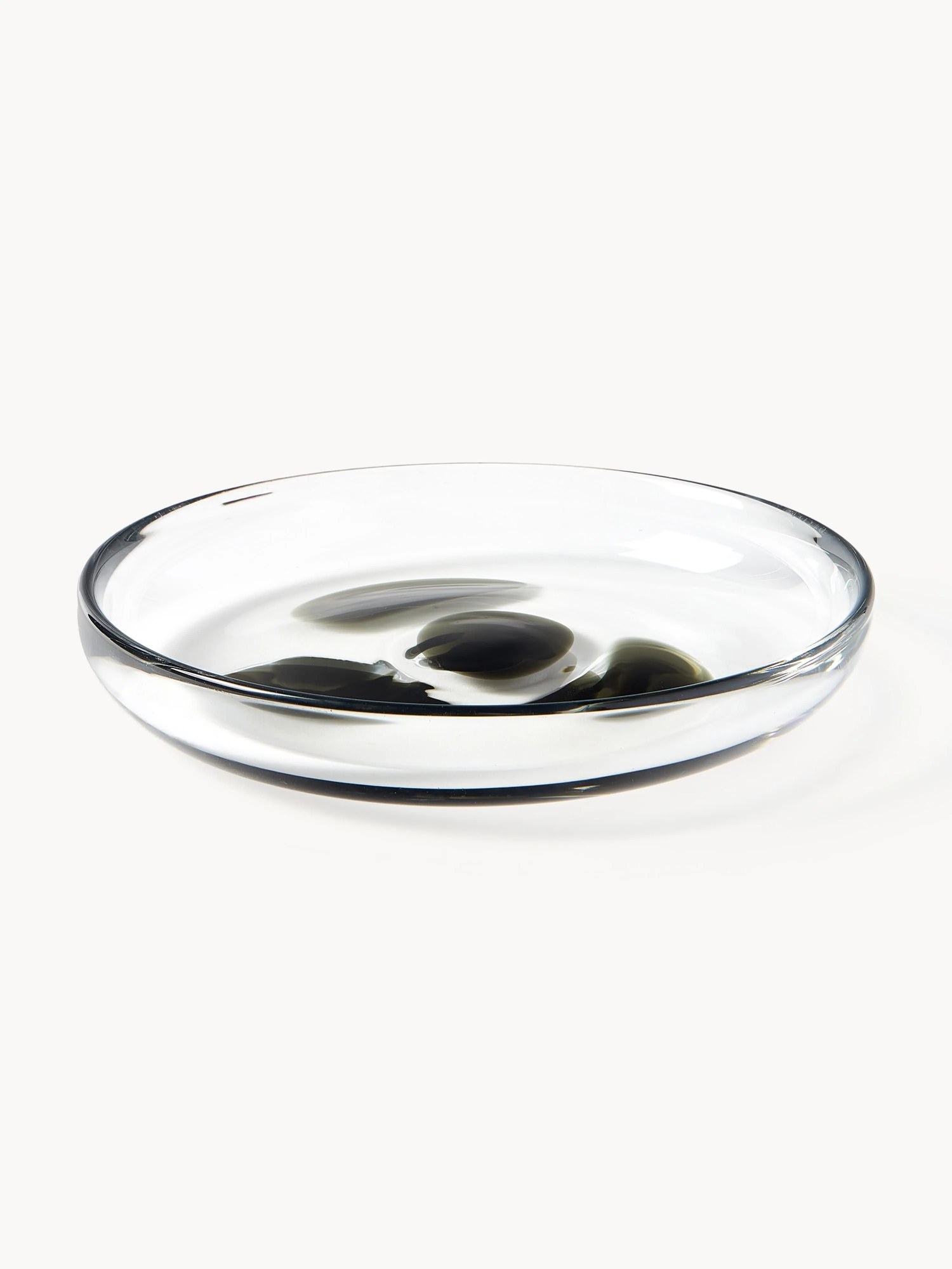 Ručne fúkaná dekoračná miska Aurum