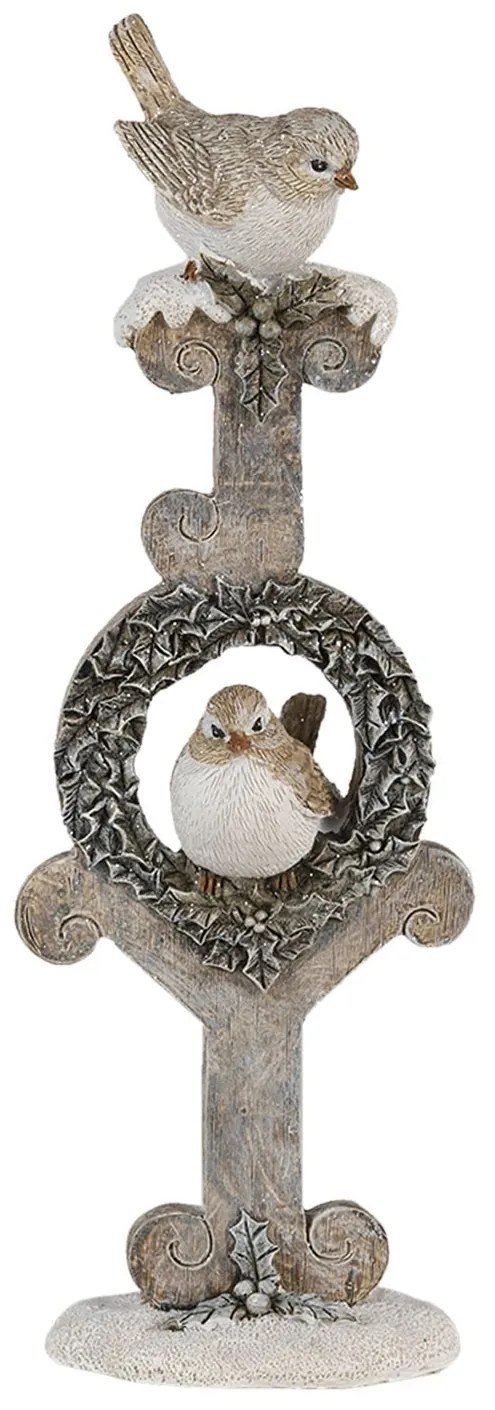 Vianočné dekorácie vtáčikov - 8 * 5 * 24 cm