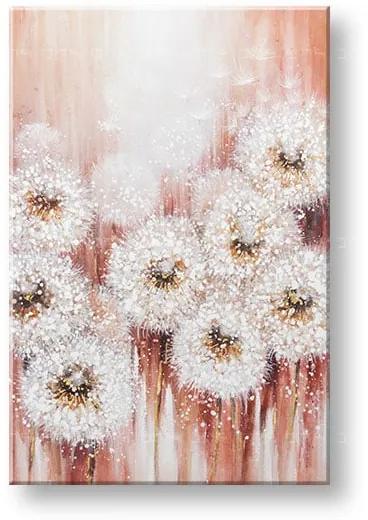 Maľovaný obraz na stenu KVETY 60x90 cm