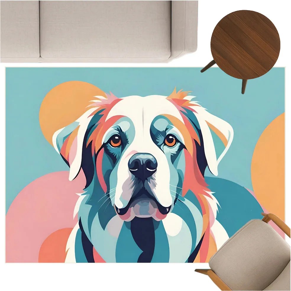 TZ Dizajnový koberec Dog Rozmer: 100x150 cm