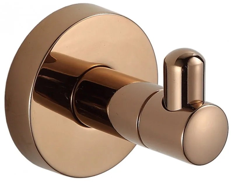 Mexen príslušenstvo, REMO držiak na uterák, 1-háčik, ružová zlatá, 70507351-60