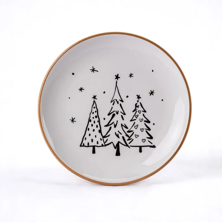 Keramický tanier STROMČEKY 20 cm