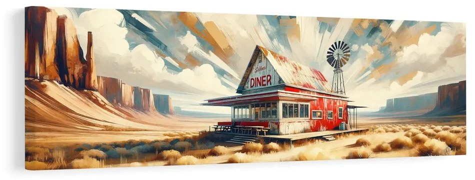 Obraz pri prašnej ceste