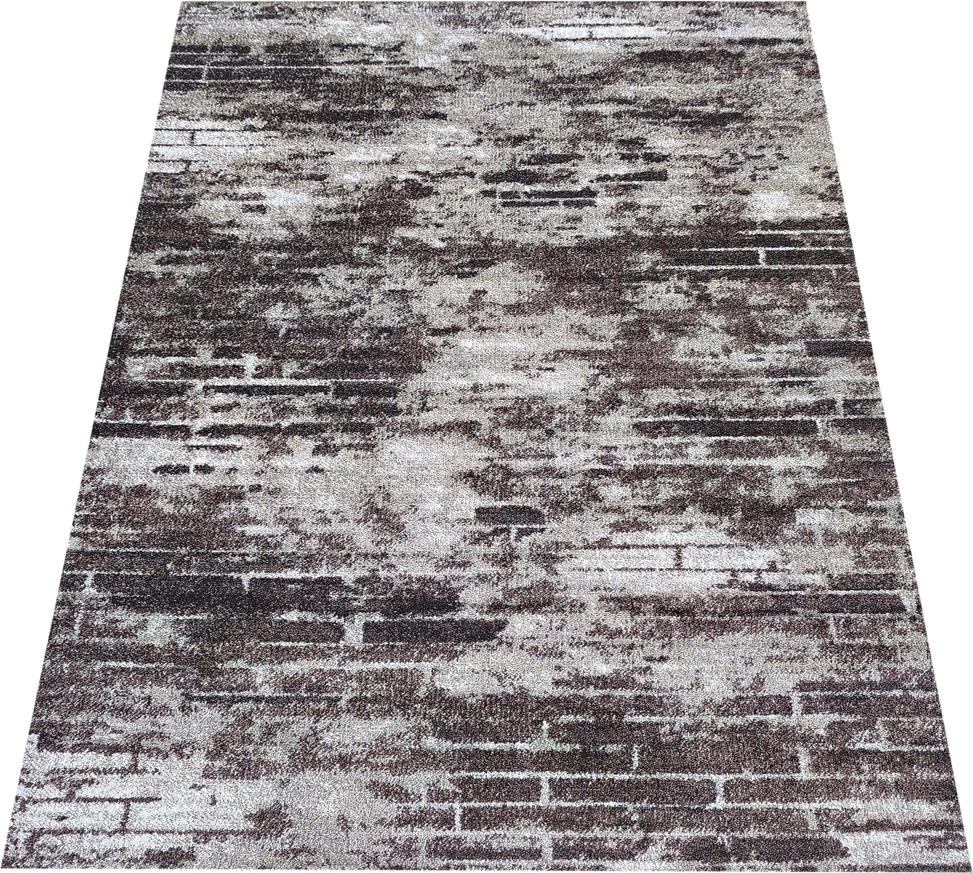 DY Hnedý moderný koberec Panamero 22 Rozmer: 80x150 cm