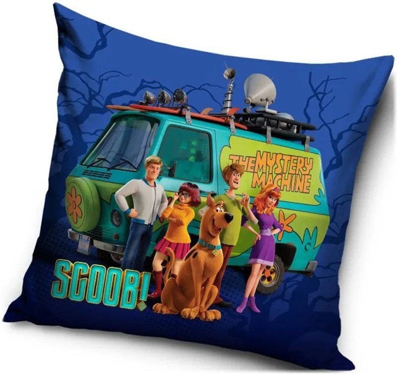 Vankúš SCOOB! - motív Záhady s.r.o. a Scooby Doo - 40 x 40 cm
