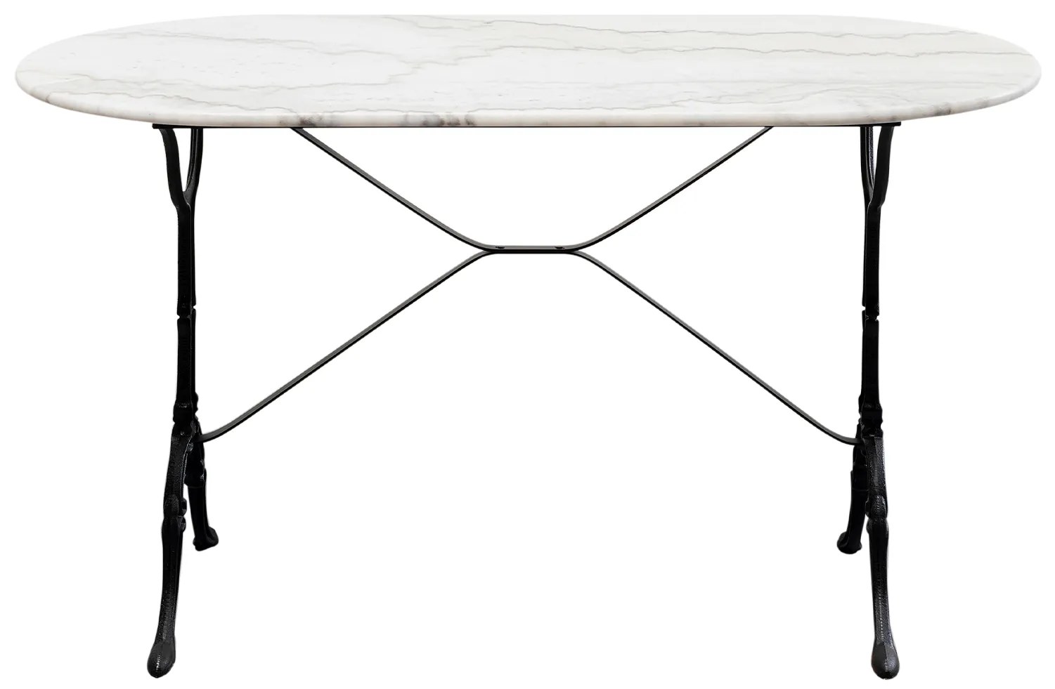 Kaffeehaus Bistro stolík biely 120x60 cm