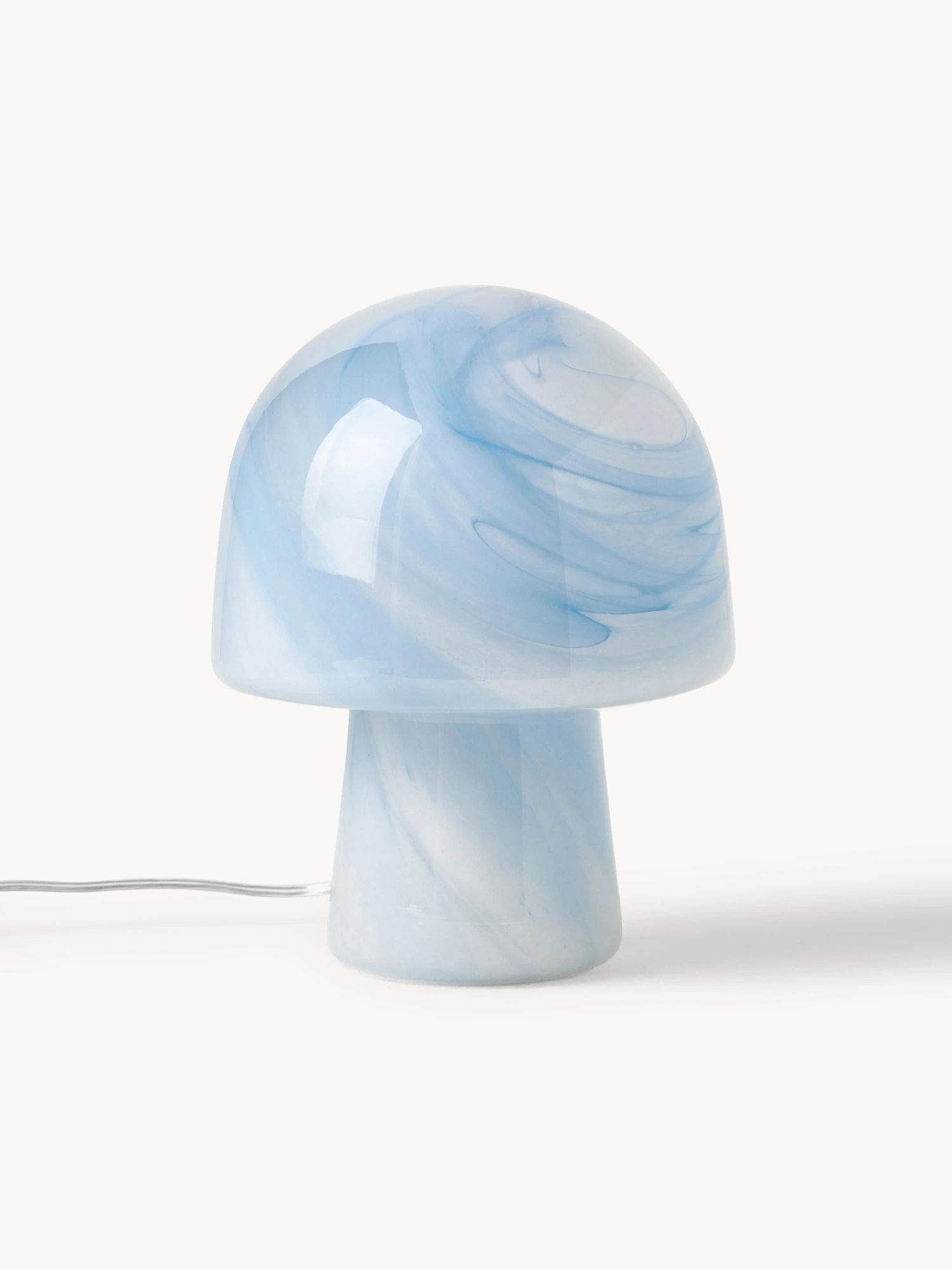 Malá stolová lampa's mramorovým efektom Talia